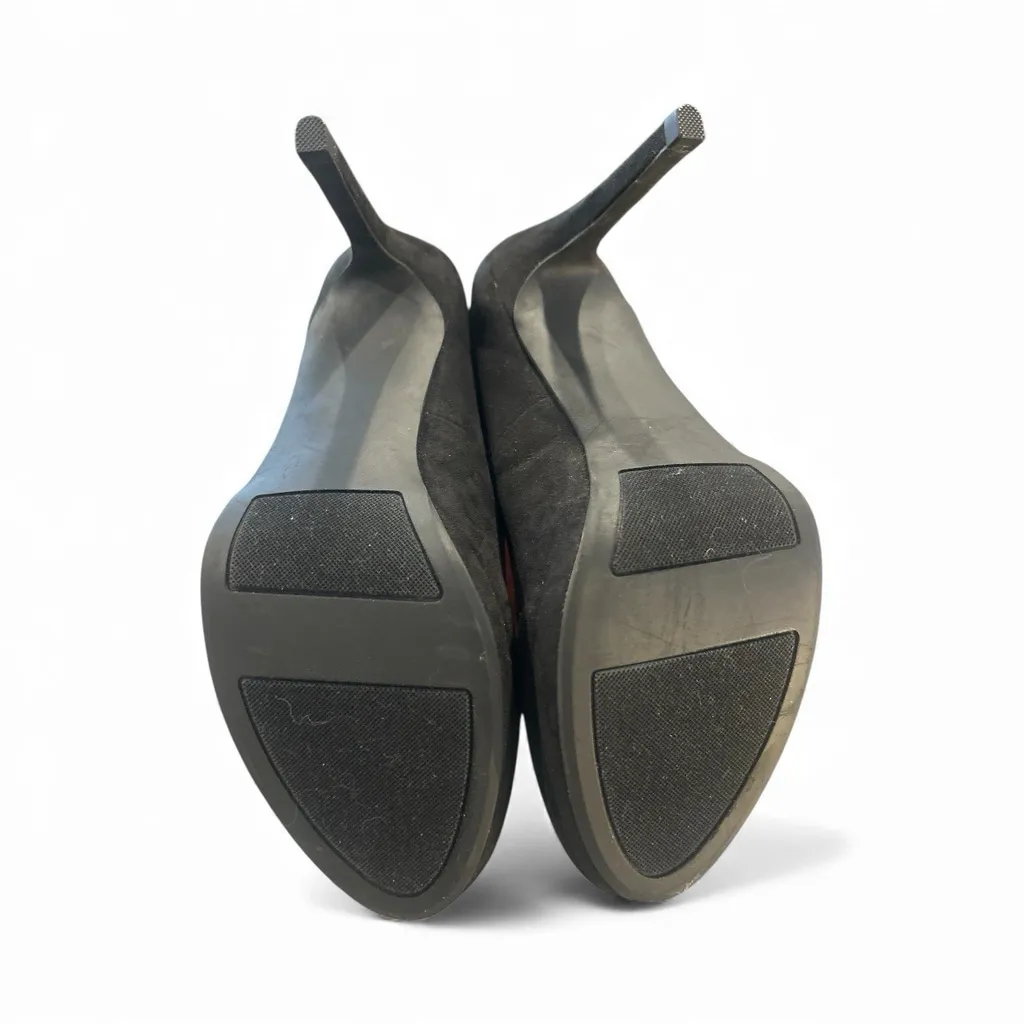 Lauren Conrad Heels Black Faux Suede 4” Heels Pumps - Size: 9 Women’s NEW - Image 3