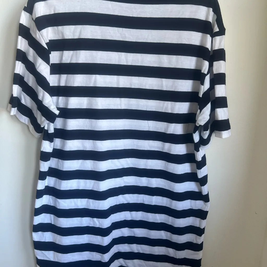 T‎ shirt dress striped Black Size XL - Image 3