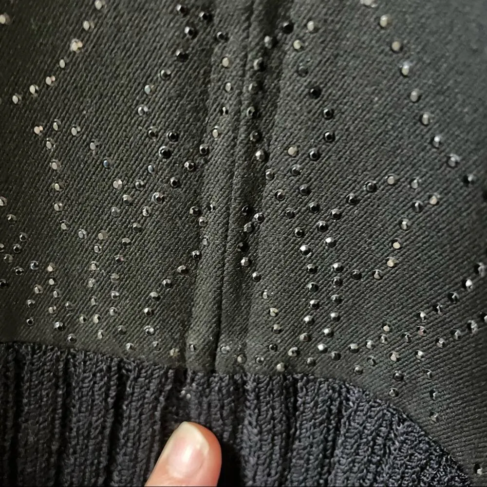 St John black knit zip up - Image 9