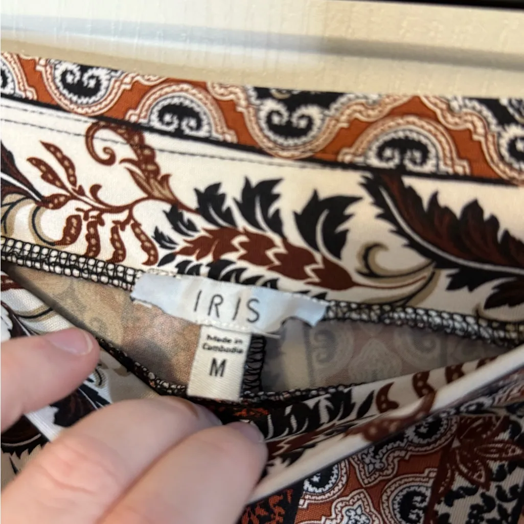 Iris Multicolor Patterned Flare Pants - Image 3