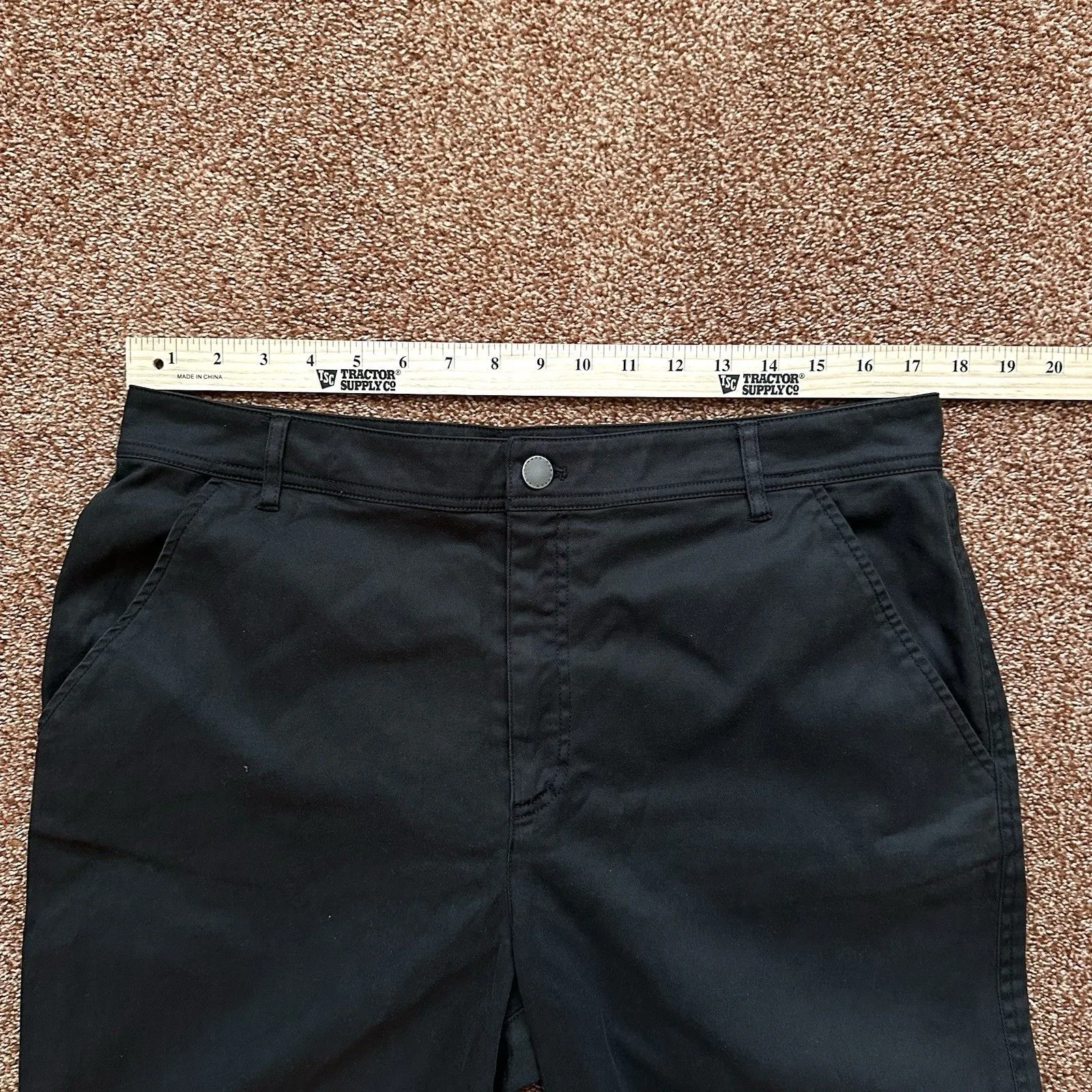 Peruvian Connection Pants Women’s 14 Black Straight Leg High Rise Trouser - Image 8