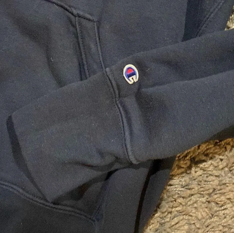 Navy Blue Hoodie - Image 2