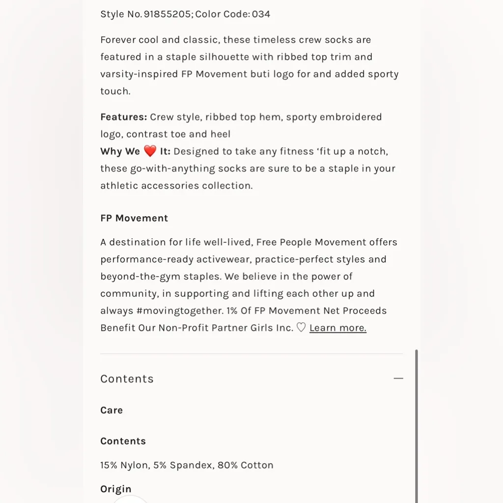 NWT Free people Movement Crest Buti Socks In Lime Yellow - Image 3