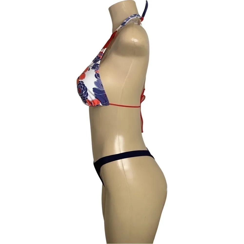 Zuliana Size Medium Thong Bikini Bottom & Recco Bikini Top. New With Tags Red - Image 5