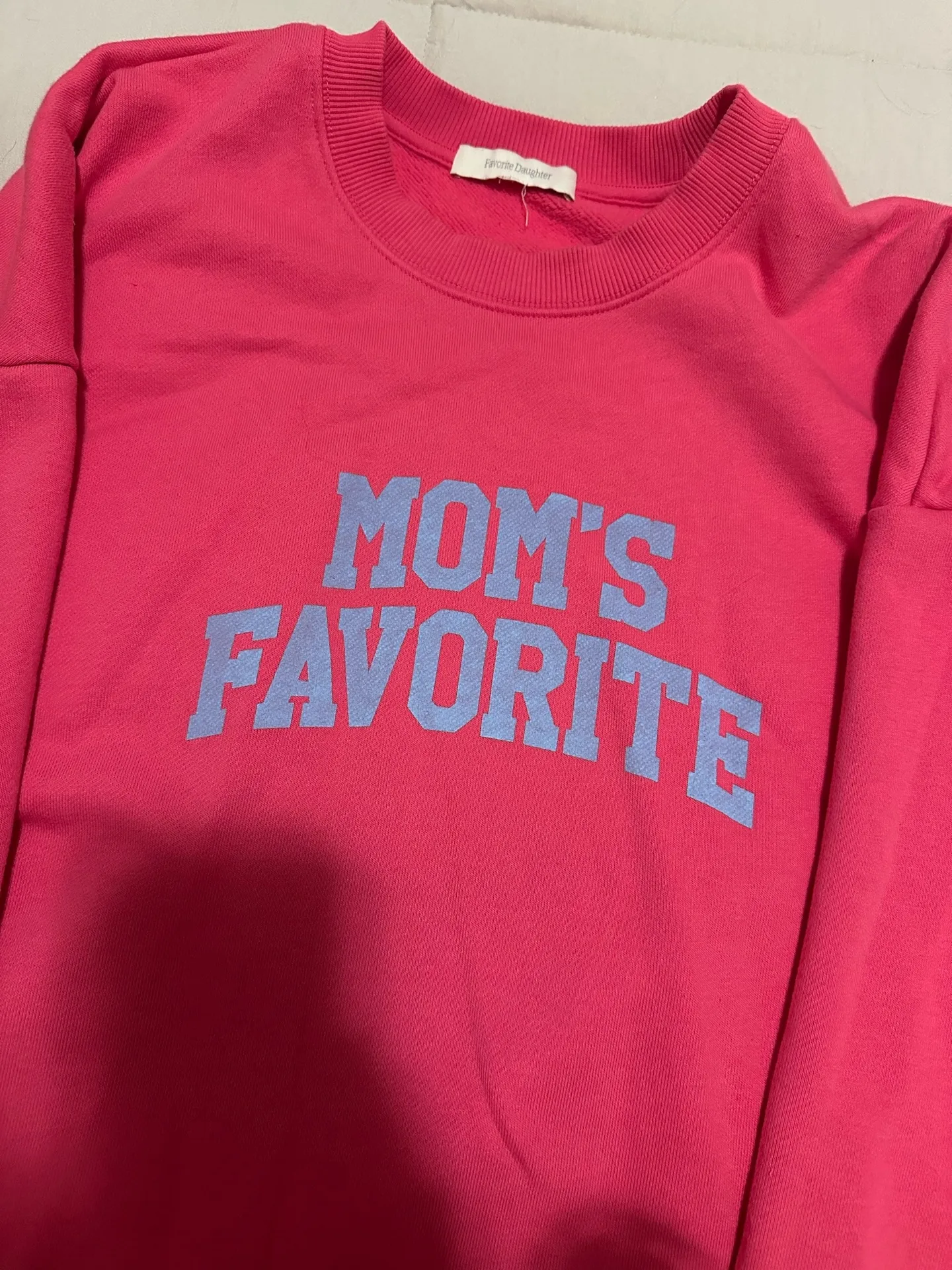 Pink Moms Favorite Sweatshirt Size L - Image 2