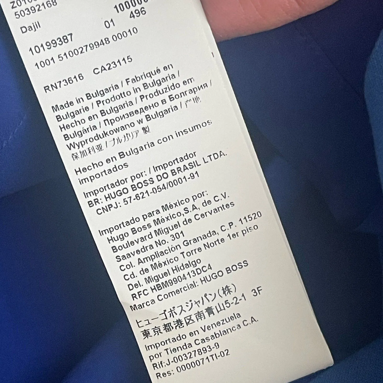 BOSS Dajil Ponte Sheath Dress Size 6 Blue NEW Career Business Hugo Boss - Image 8