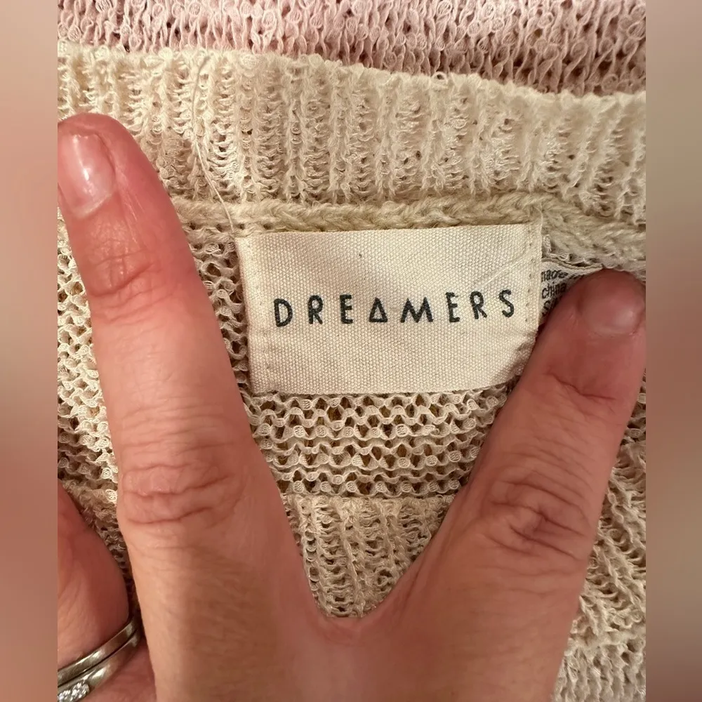 EUC Dreamers light weight sweater multicolor stripe Sz S/M oversize sweater - Image 6