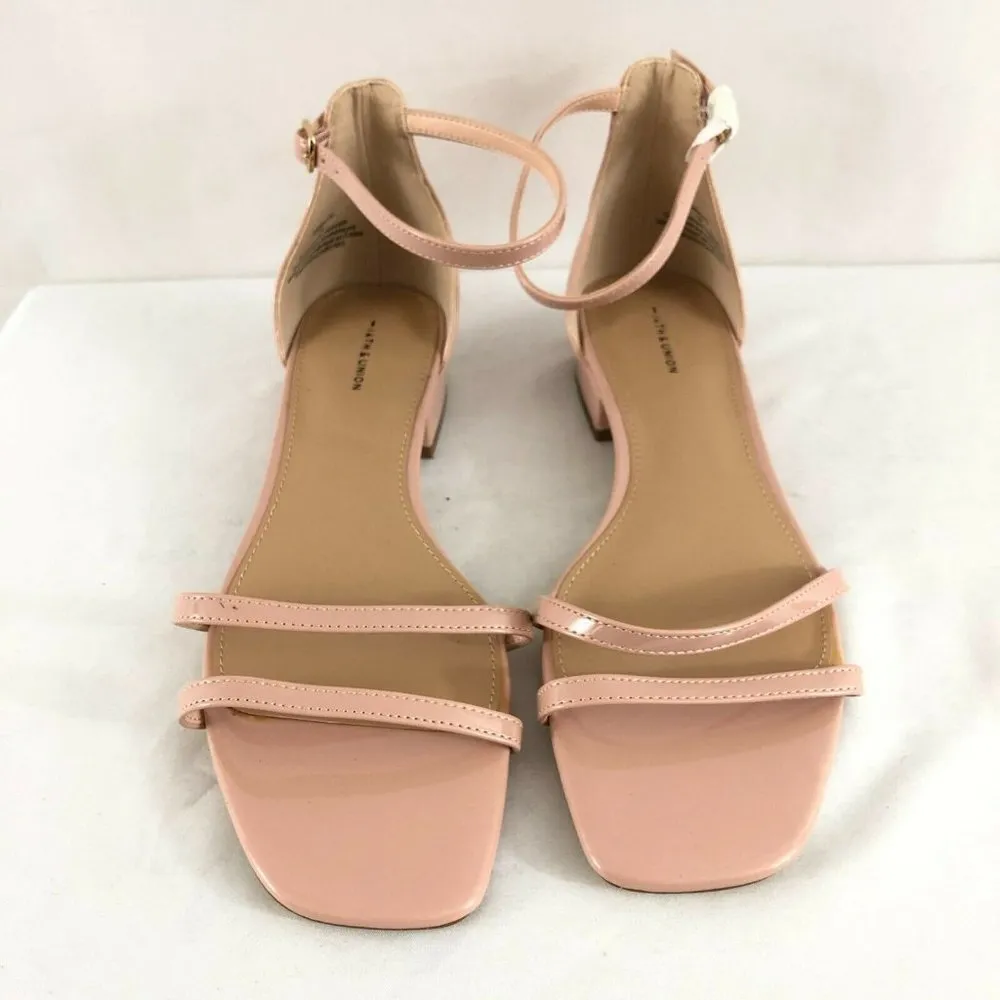 14th & Union Womens Sandals Ankle Strap Low Block - Image 2