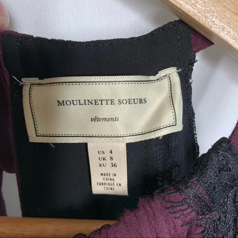 Moulinette Soeurs Anthropologie Janie Halter Dress Size 4 - Image 13