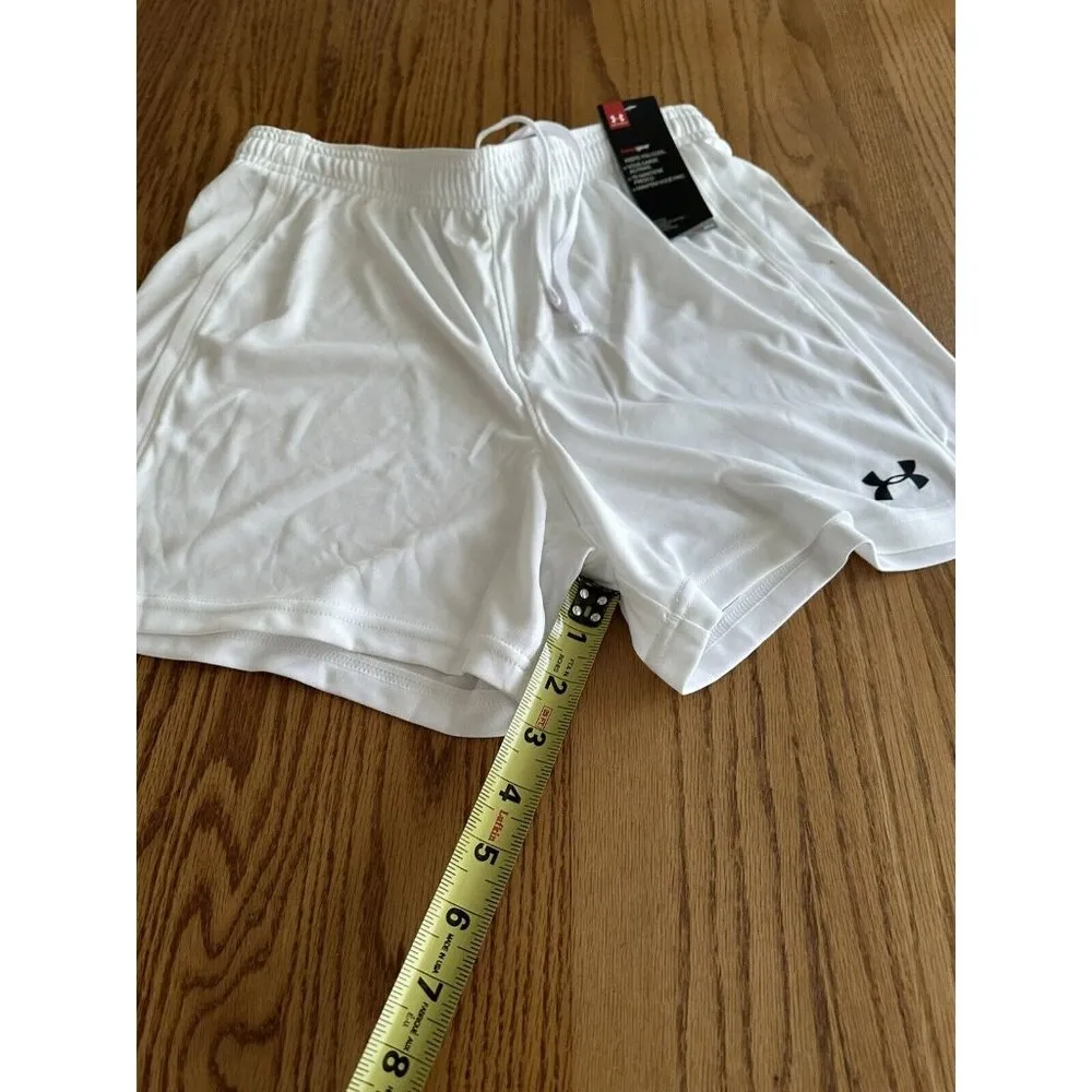 Under Armour HeatGear Athletic Shorts Women's White New with Tags Sheer Size S - Image 8