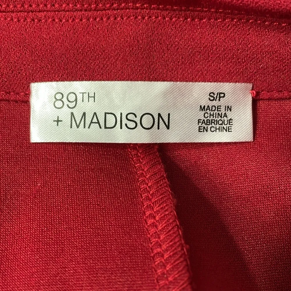 89th Madison Red Open Blazer - Image 6