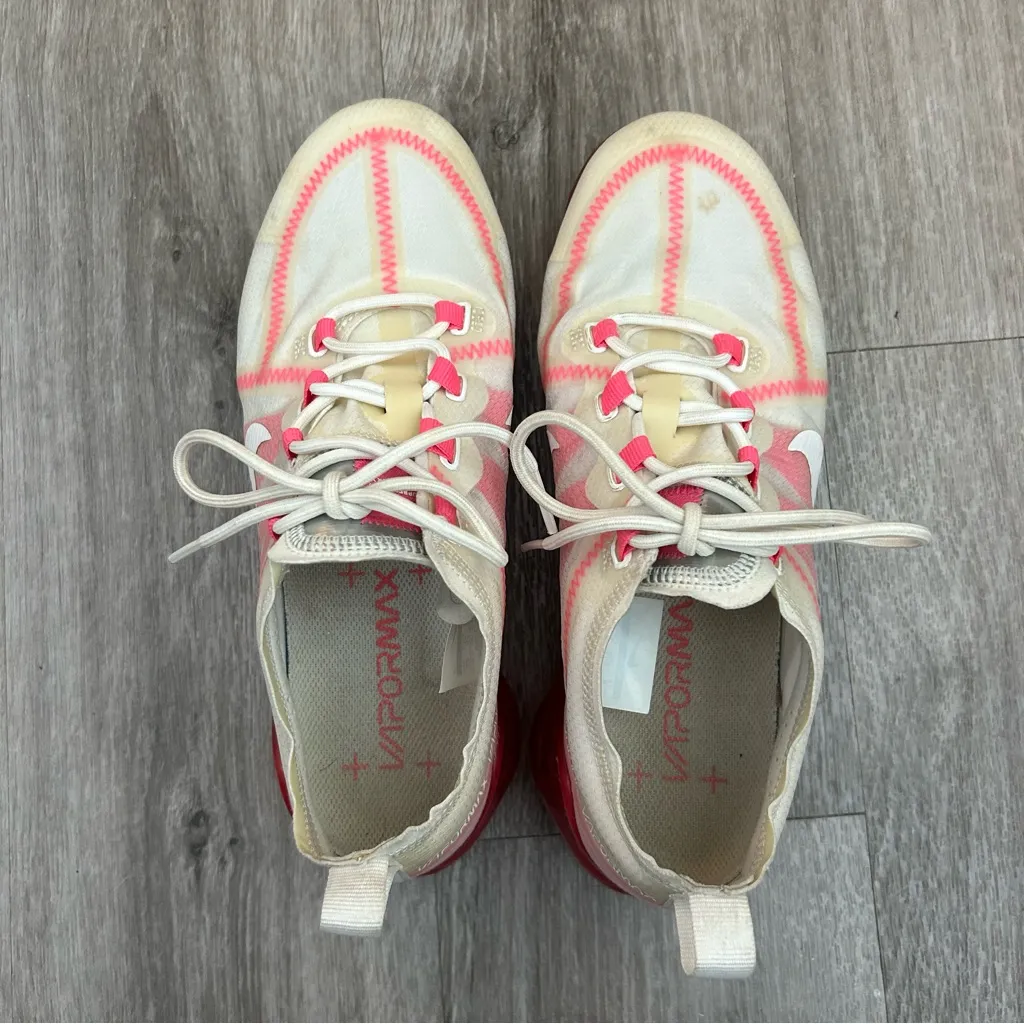 Nike Women’s Vapormax Pink Running Training Sneakers Tennis Shoes Size 8 - Image 2