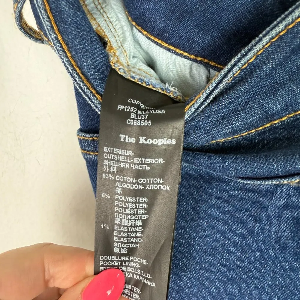 The Kooples Billy Skinny Jeans Dark Wash Size 25 EUC - Image 9