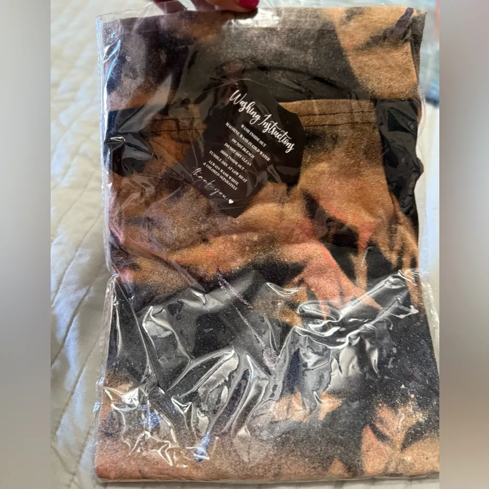 Handmade Homemade flowered skull tshirt - Image 2