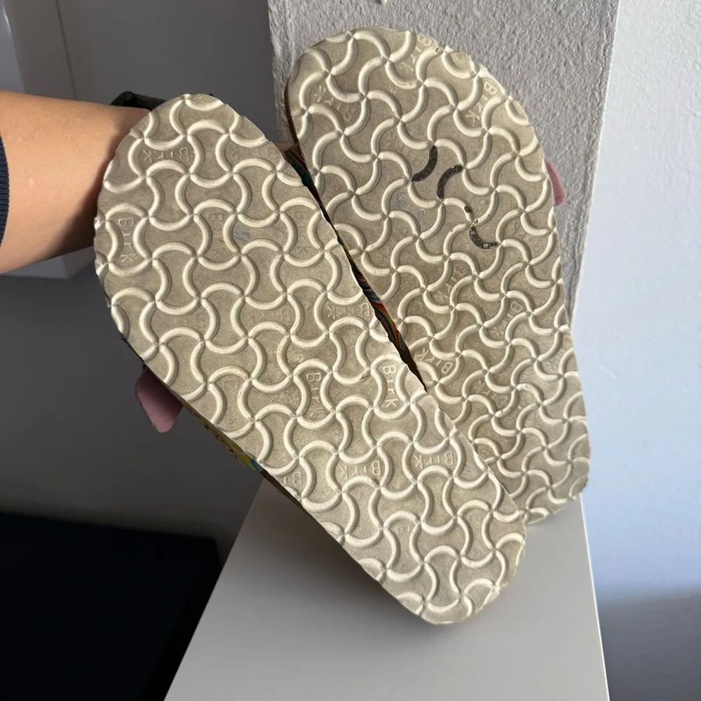 Birkenstock Birki’s Tropical Floral Colorful Paisley Slide Sandals EU41/USW10/M8 - Image 5