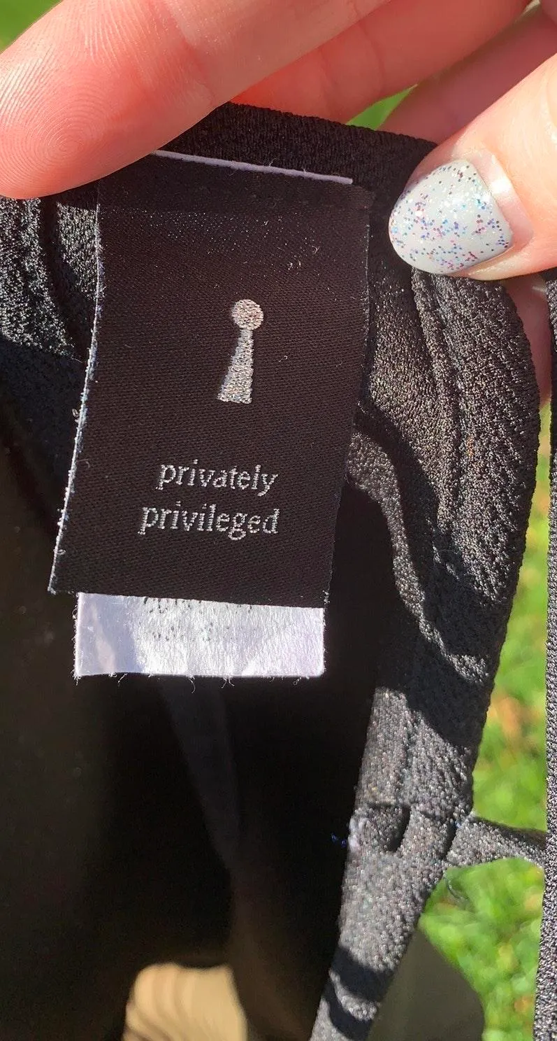 Black Body con Dress Size M - Image 4