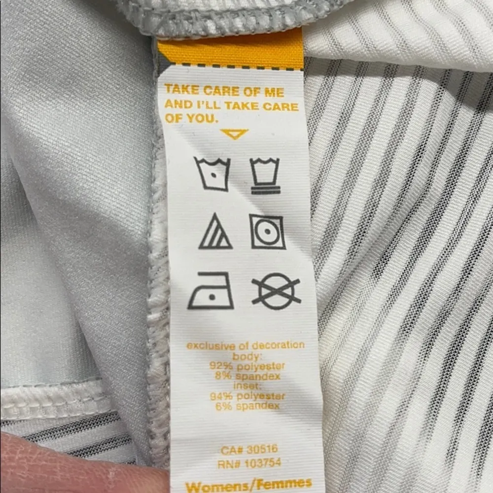 Lucy Gray and White Floral Activewear Hi - Image 8