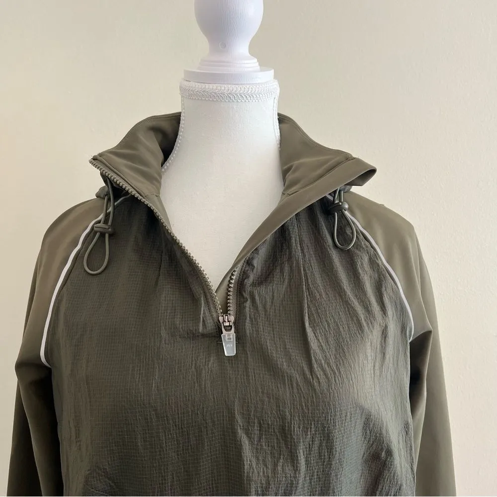 Outdoor Voices Frostknit Pullover Hoodie in Olive Green NEW Size Small - Image 5