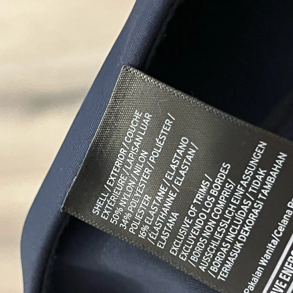 Ivy Park High Rise Athletic Leggings | Midnight Navy Blue | XS - Image 6