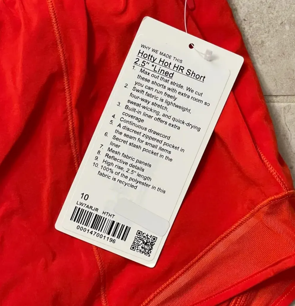 Red Hotty Hot Shorts 2.5” - Image 6