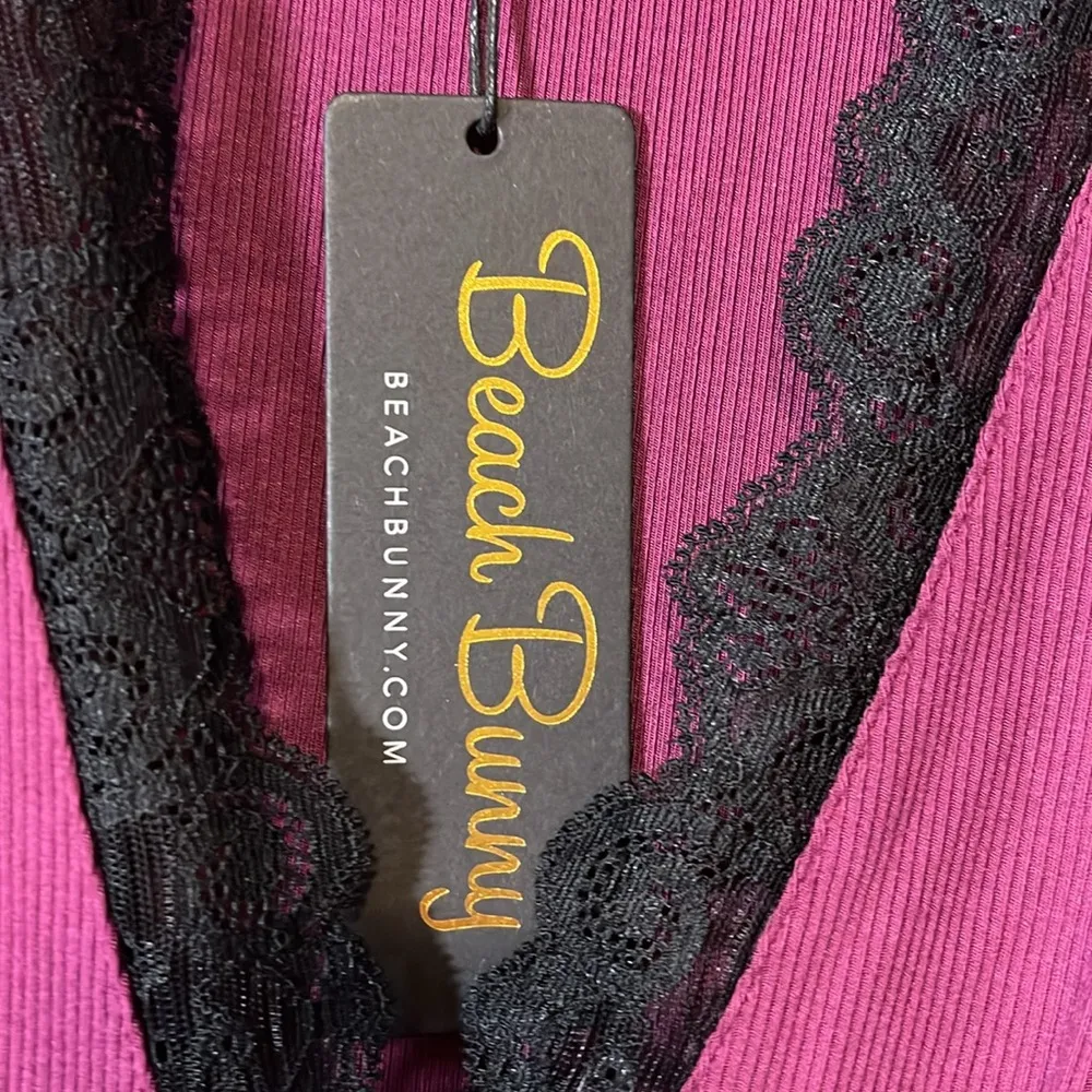 Beach bunny Anise Romper - Oxblood - Image 6