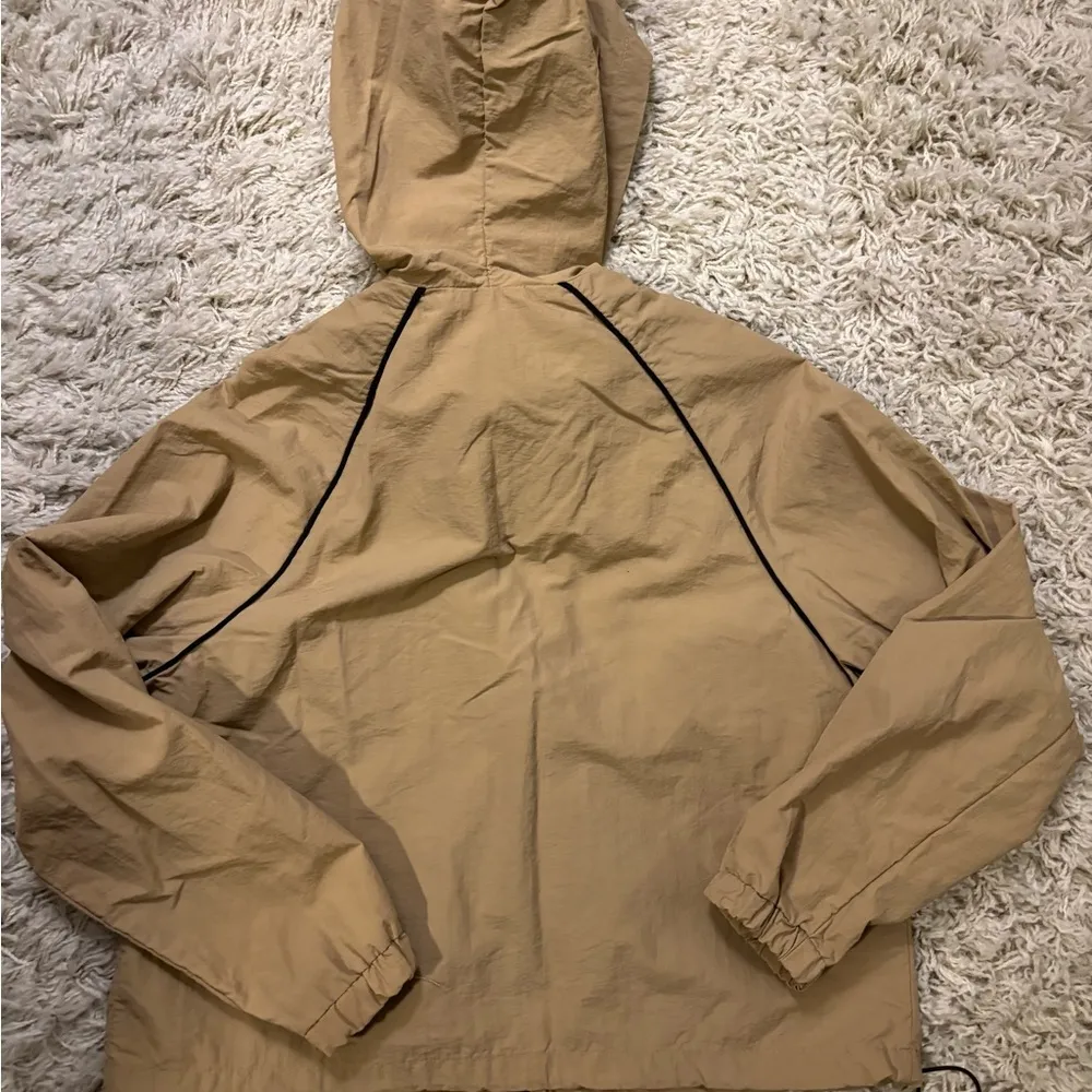 Miss Selfie lightweight hooded windbreaker Size M Gold Size M - Image 7