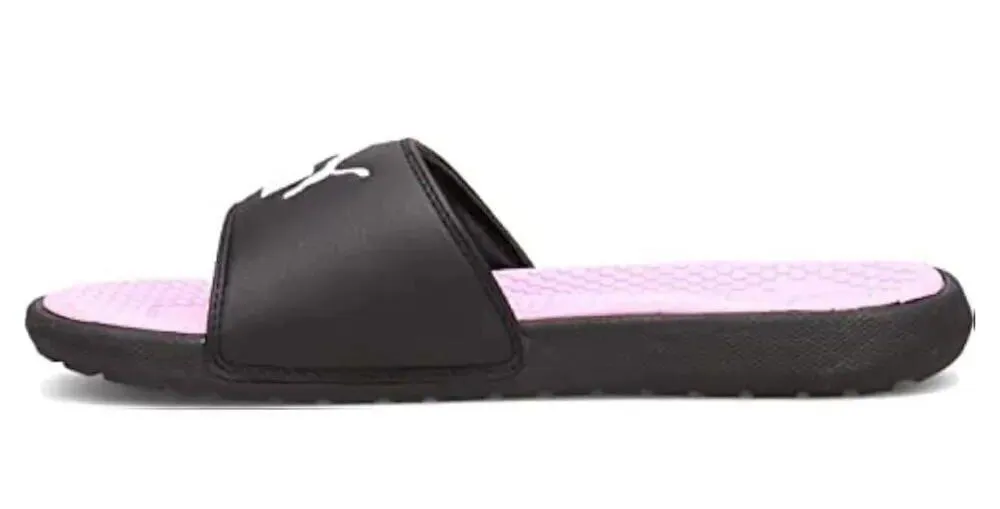 PUMA Cool Cat 2.0 BX Slide Puma Black / Puma White / Pink Size 7 New w/ Tags - Image 3