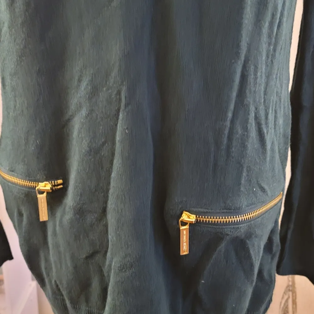 MICHAEL Michael Kors Green Longsleeve Turtle Neck Shirt M - Image 5