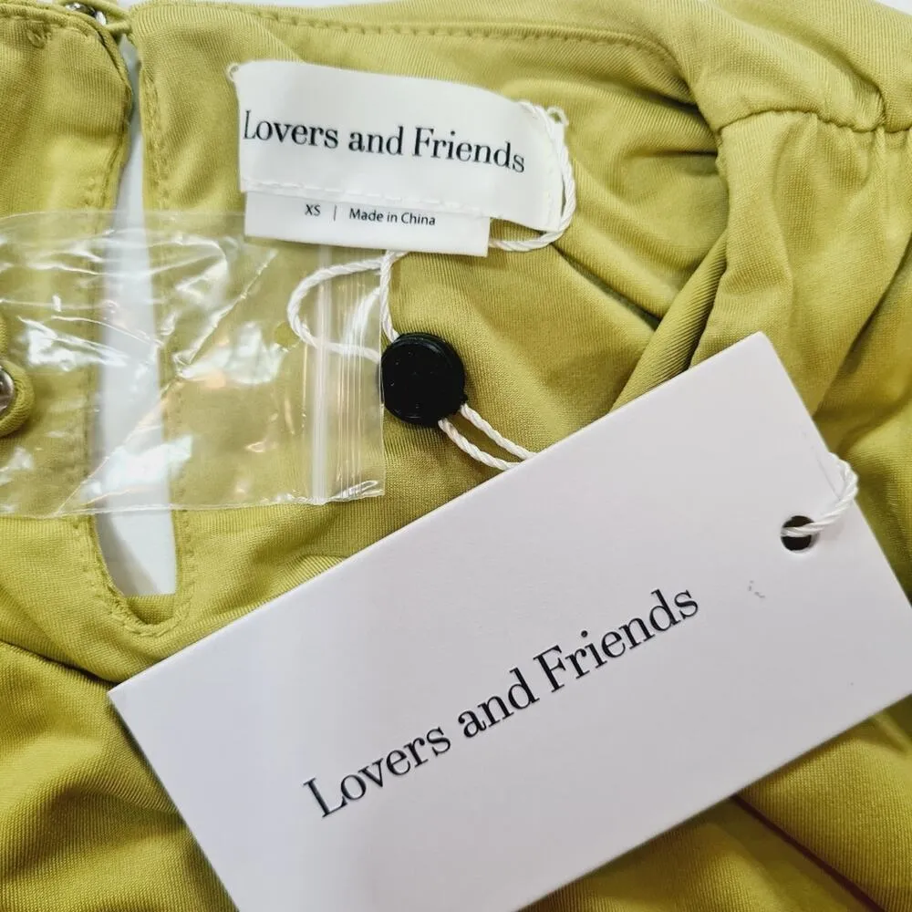 Lovers and Friends Encore Dress in Chartreuse Green XS - Image 7