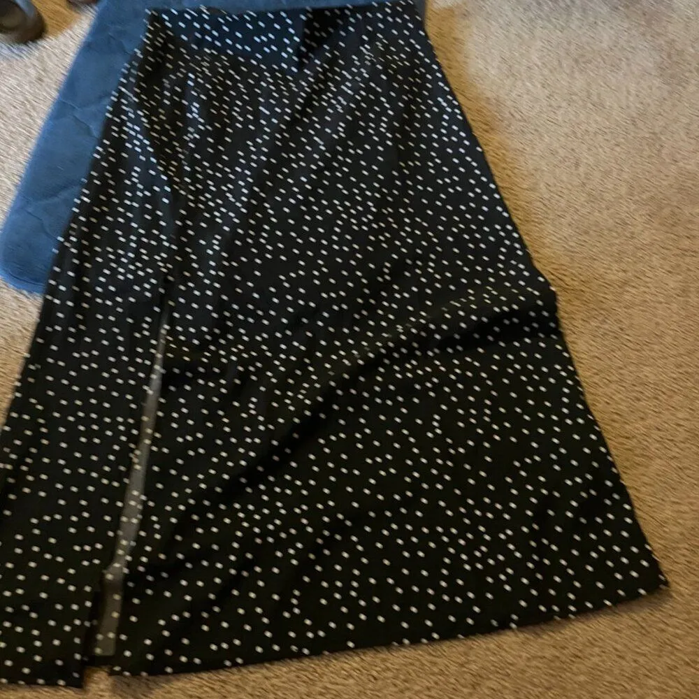 Nasty Gal black polka dot skirt 6 - Image 2