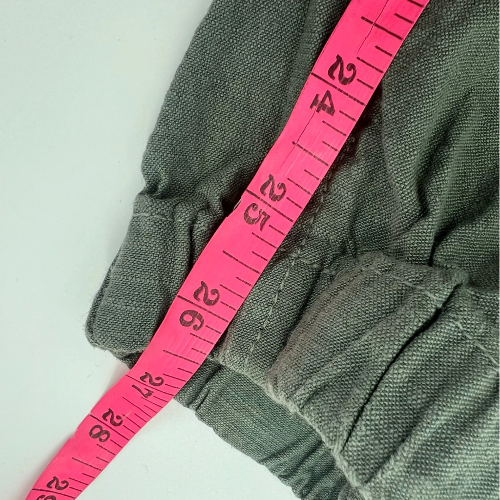 Frank & Eileen Jameson utility jogger pants sage green sz 8 - Image 8