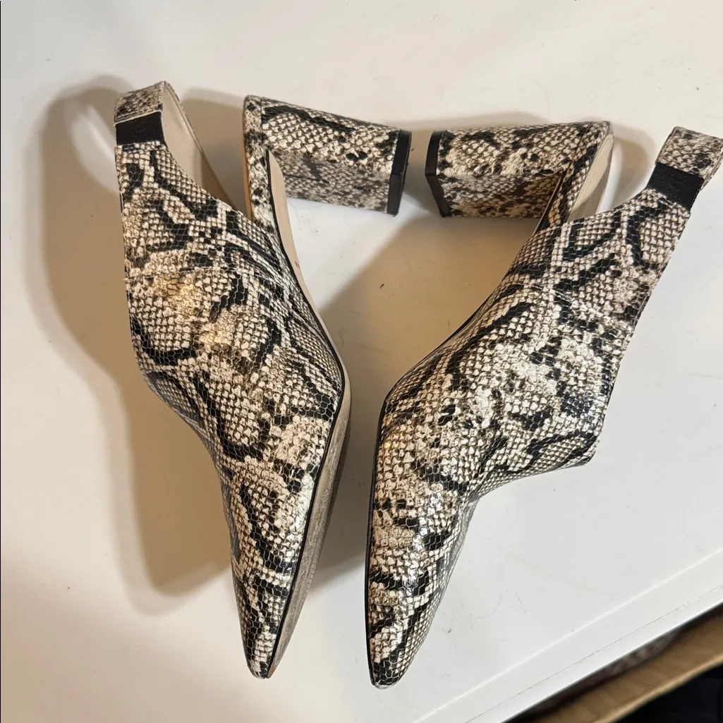 Cole Haan Grand Series Women's Black and White Snakeskin Heels Size 7 - Image 4