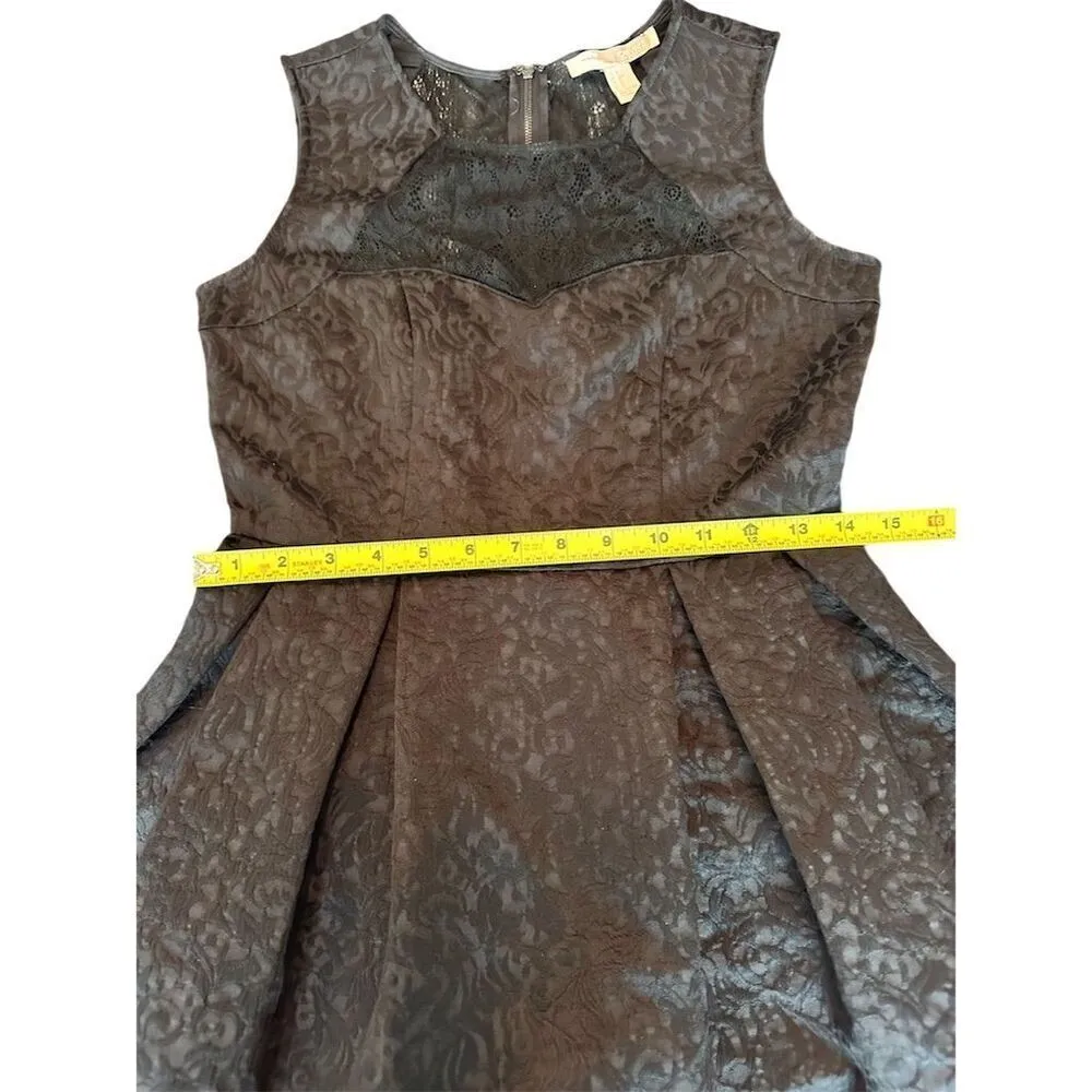 Forever 21 Women's Black Lace Skater Dress Sleeveless Size S - Image 8