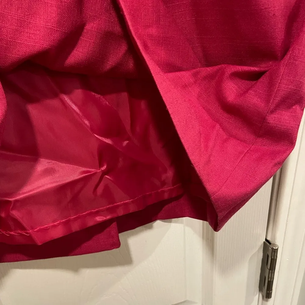 NWT VTG Pendleton Size 12 Country Sophisticates Pink Maxi Silk Blend Lined Skirt - Image 5