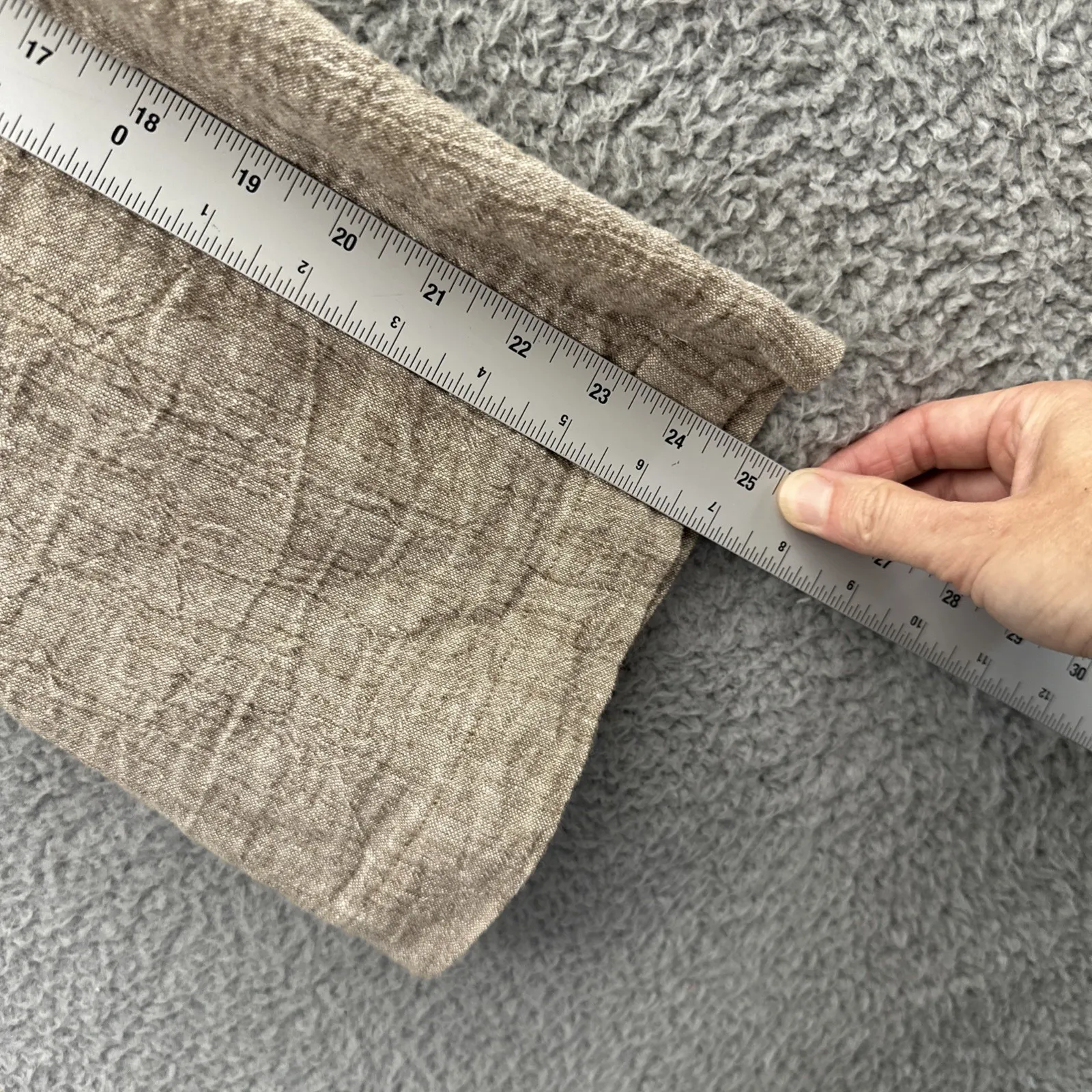 J. Jill PureJill Pull On Wide Leg Pants Linen Lagenlook Beach Boho Women Medium Brown - Image 9