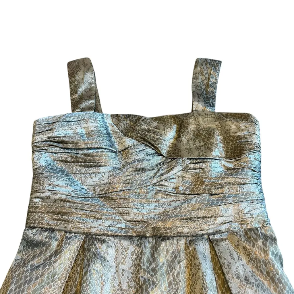 Diane Von Furstenberg DVF Treenie Snake Print Mini Dress Silk Size 6 Women's - Image 3