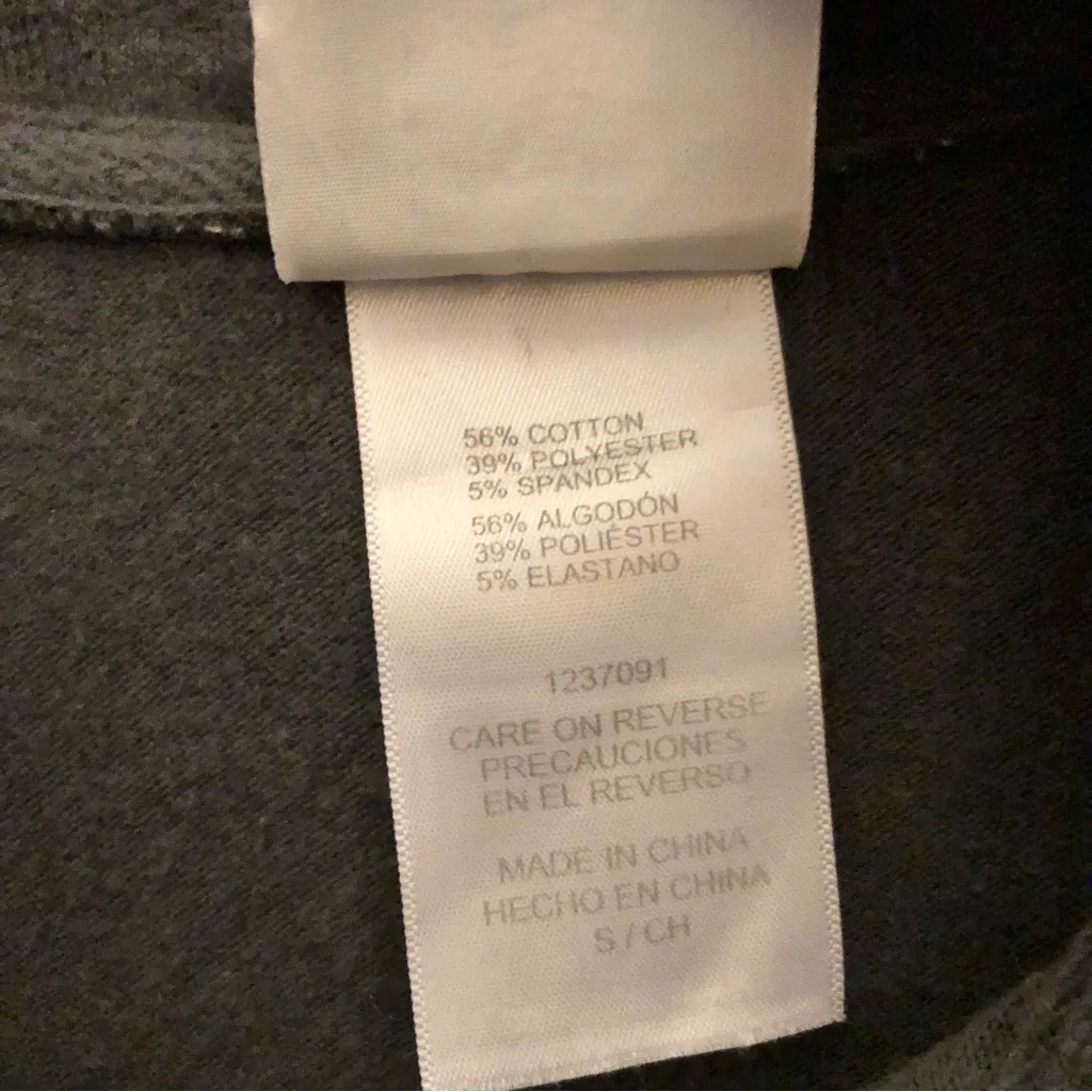 NHL‎ Nashville Predators Hockey Quarter Zip Grey Small Gray - Image 4