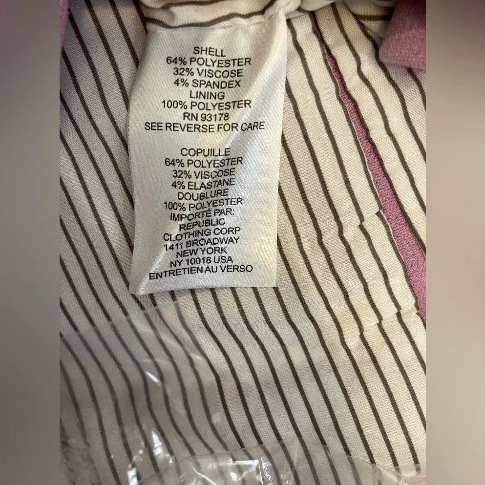 TRUTH BY REPUBLIC NEW BLAZER PURPLE SUIT JACKET | Size 4 - Image 5