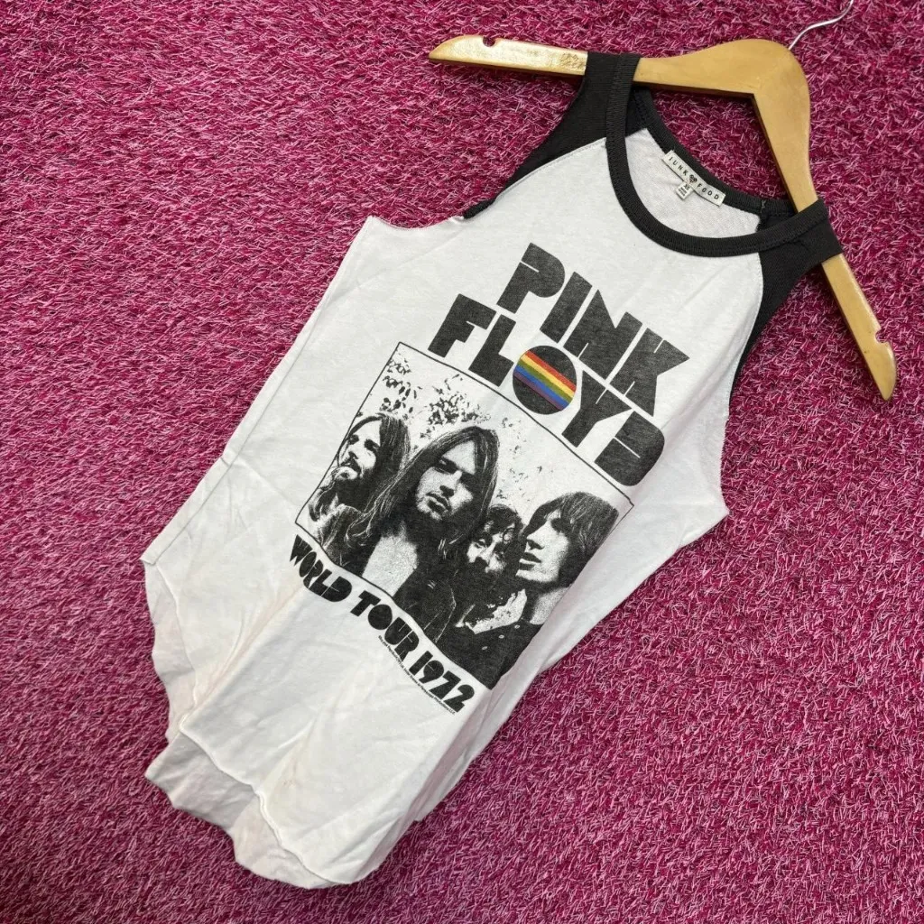 Pink Floyd Dark Side of the Moon 72 World Tour Womens Tank XS - Image 3