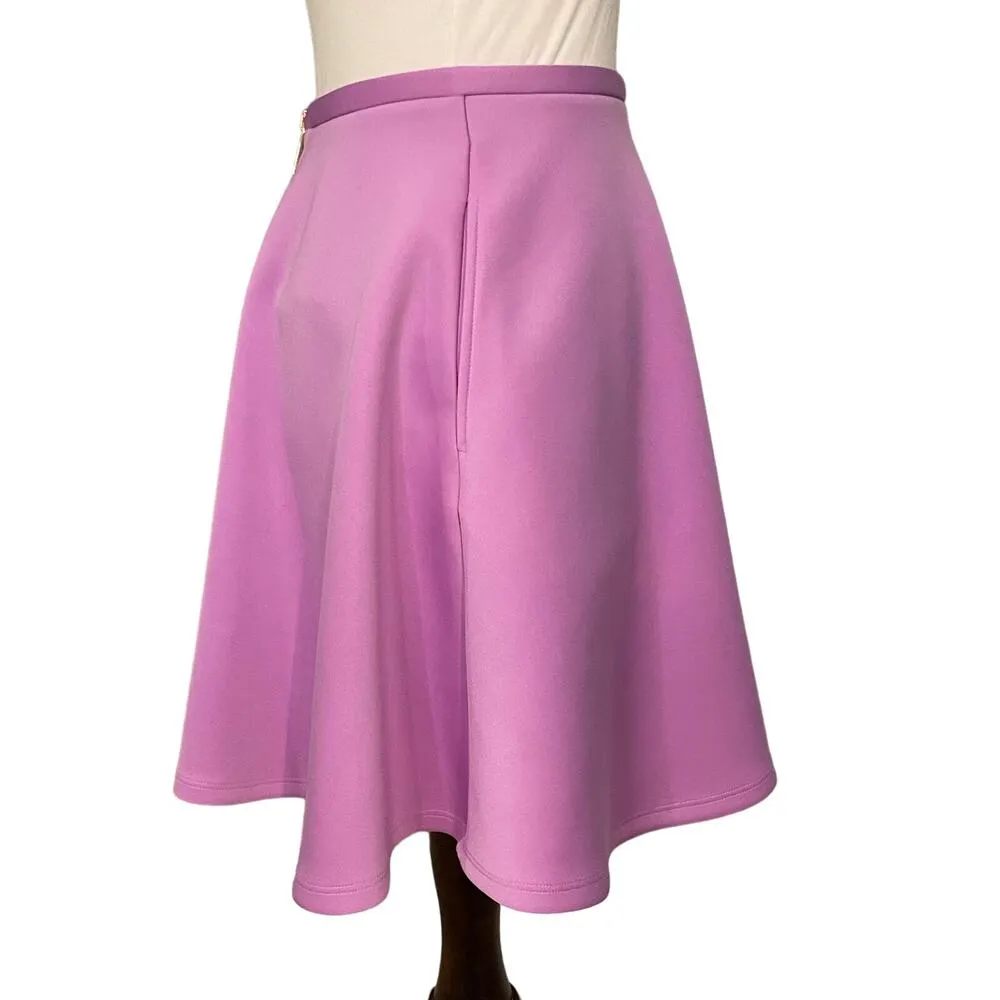 Ted Baker London Mini Full Skater Skirt Neoprene Pockets UK size 1 / US 4 - Image 5