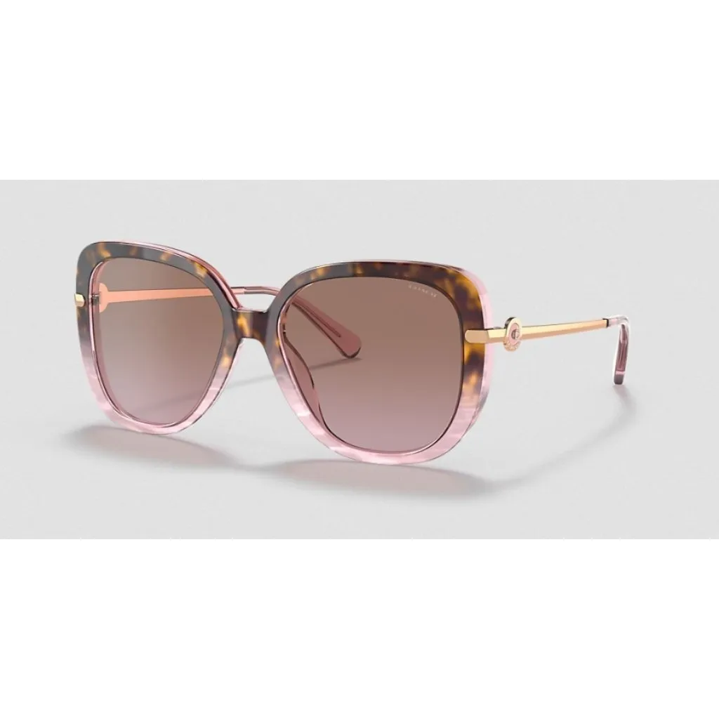 💕COACH💕 Gradient Square Sunglasses HC8320 C6180 ~ Rose Tortoise Gradient NWT - Image 3