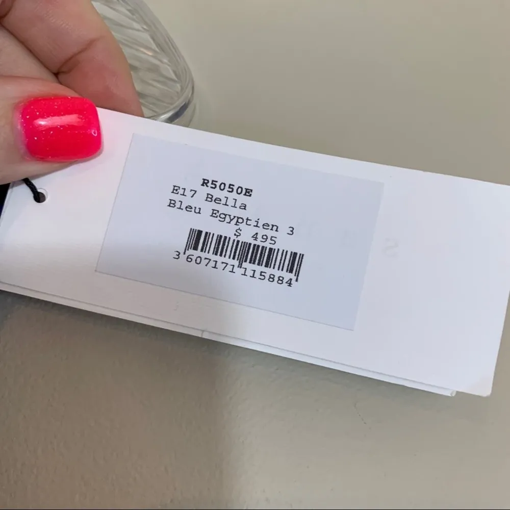 Sandro Bella Blue Egyptian Lace Sheath Dress - Image 7