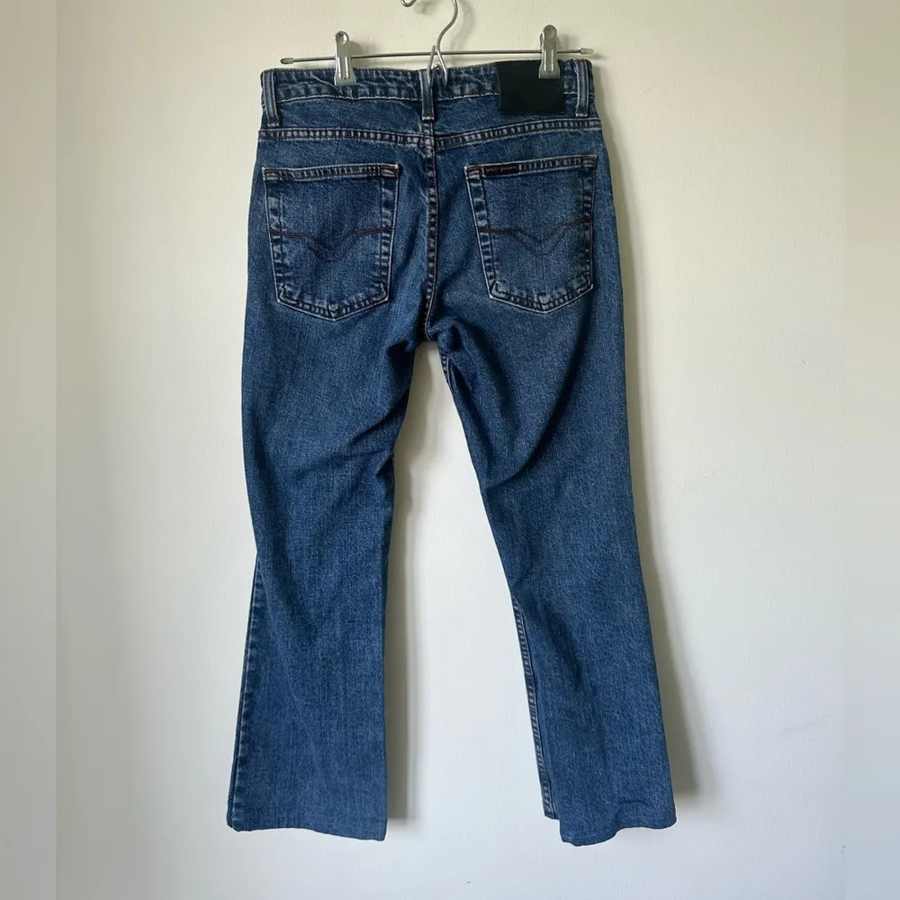 Vintage Harley Davidson Women’s Bootcut Denim Jeans 4 - Image 2