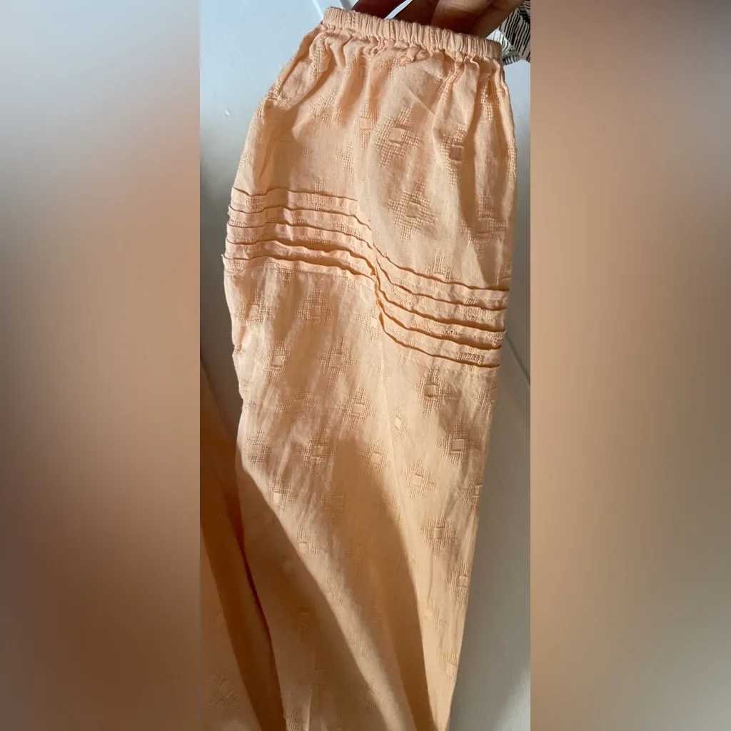 Cleobella  Peach Ruffle Blouse - Image 4