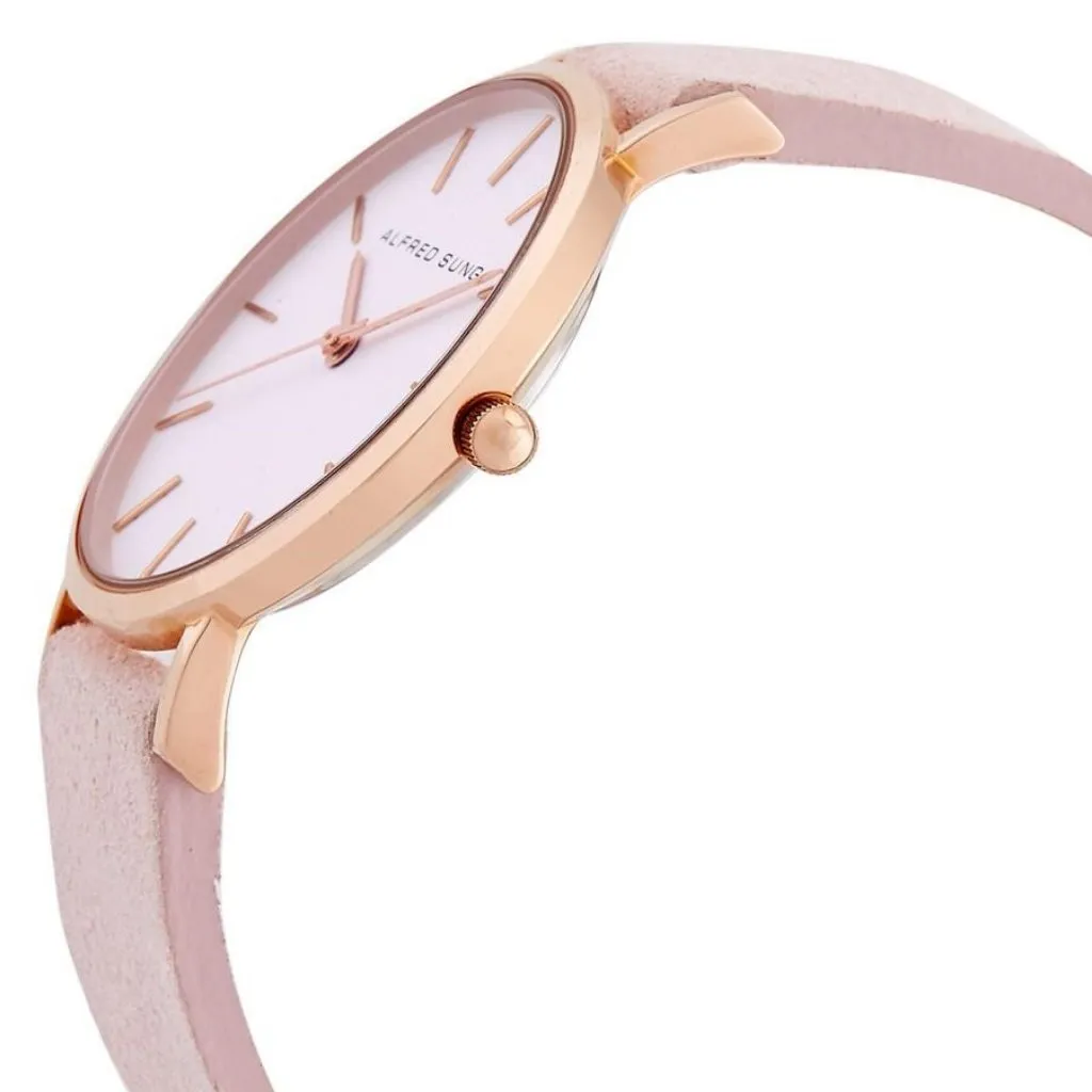 NWT Alfred Sung Fashion Womens Quartz Brass Authentic Watch - Image 2