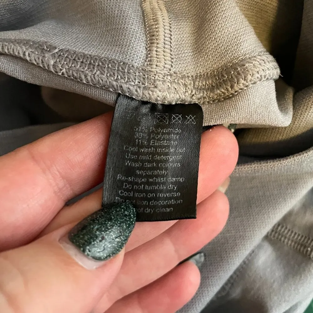 Women S Gray Amplify Leggings Seamless Scrunch High Waisted Athletic - Image 9