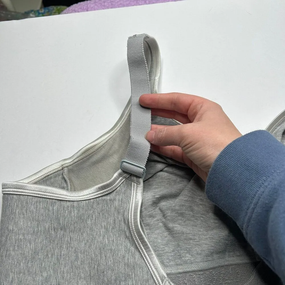 Cacique grey unlined wireless wire free full coverage bra 46DD - Image 6