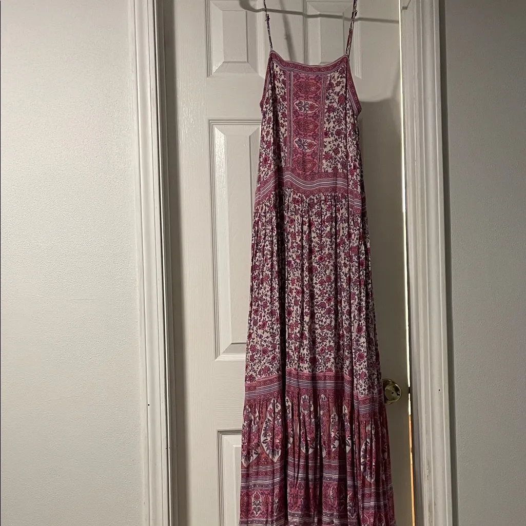 EUC Spell Jasmine spaghetti strap dress Pink Size XS - Image 7
