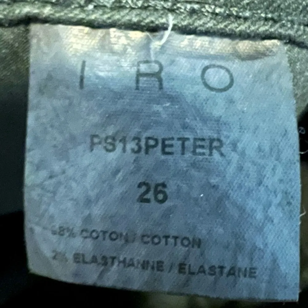 IRO Black Distressed Jean Shorts - Image 11