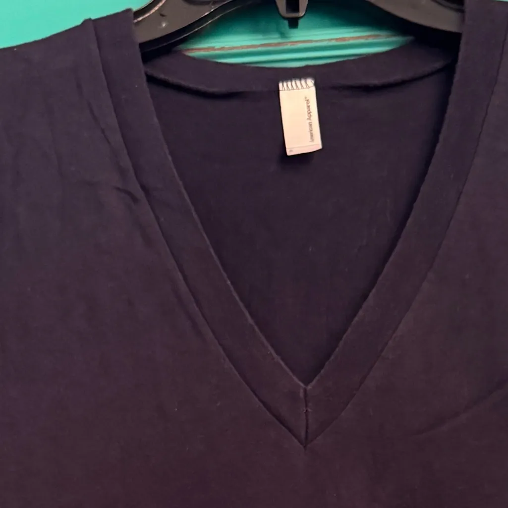 Tri Delta Sorority University Greek Life American Apparel Tee Shirt, Medium - Image 3